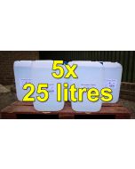 De-ionised Water (25 litres) x 5