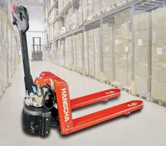 Hangcha Semi-Electric Pallet Truck - 1500kg Load Capacity