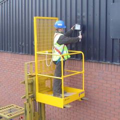 Forklift Safety Access Platform Cage Single Person Lift Up Bar